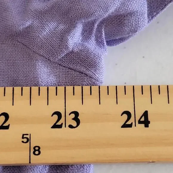 Talbots Petites Irish Linen Lilac Button Front Shirt Women Petite Size 16P - Picture 4 of 10